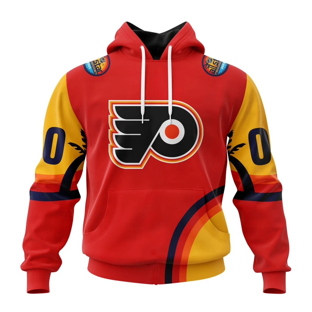Philadelphia Flyers Special All-Star Game Design With Florida Sunset All Over Print Hoodie Style 28136