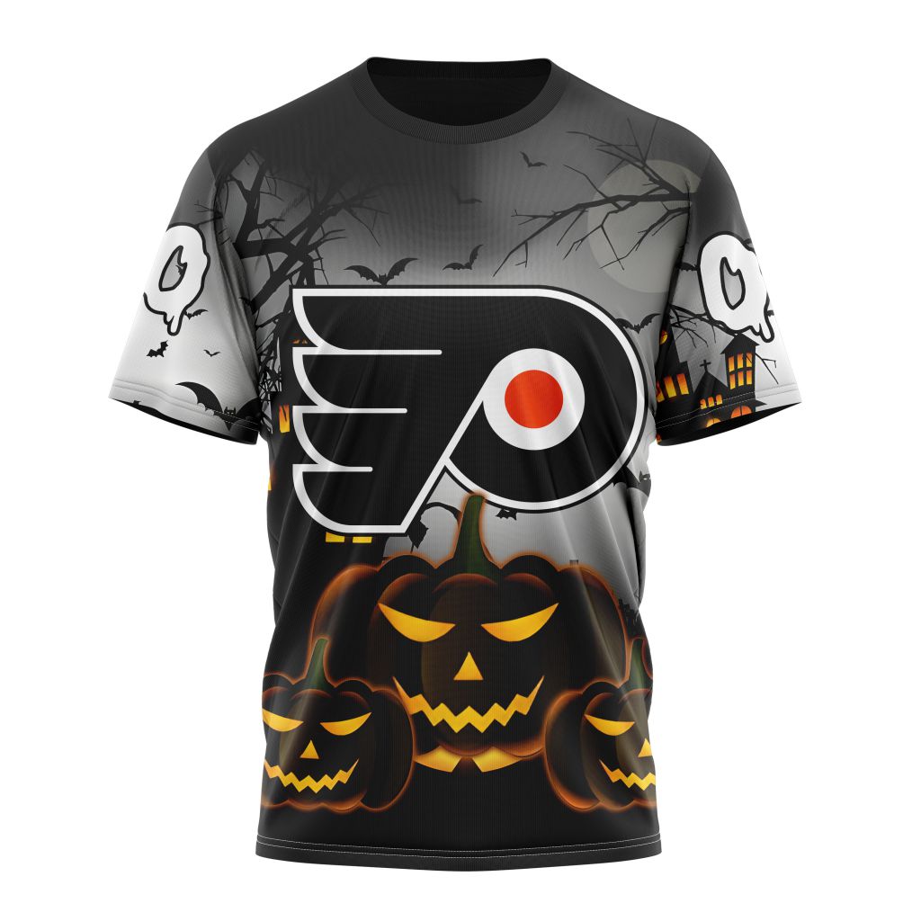Philadelphia Flyers Special Design For Halloween Personalized Name And Number T-Shirt Oregontrailrvpk Shirt