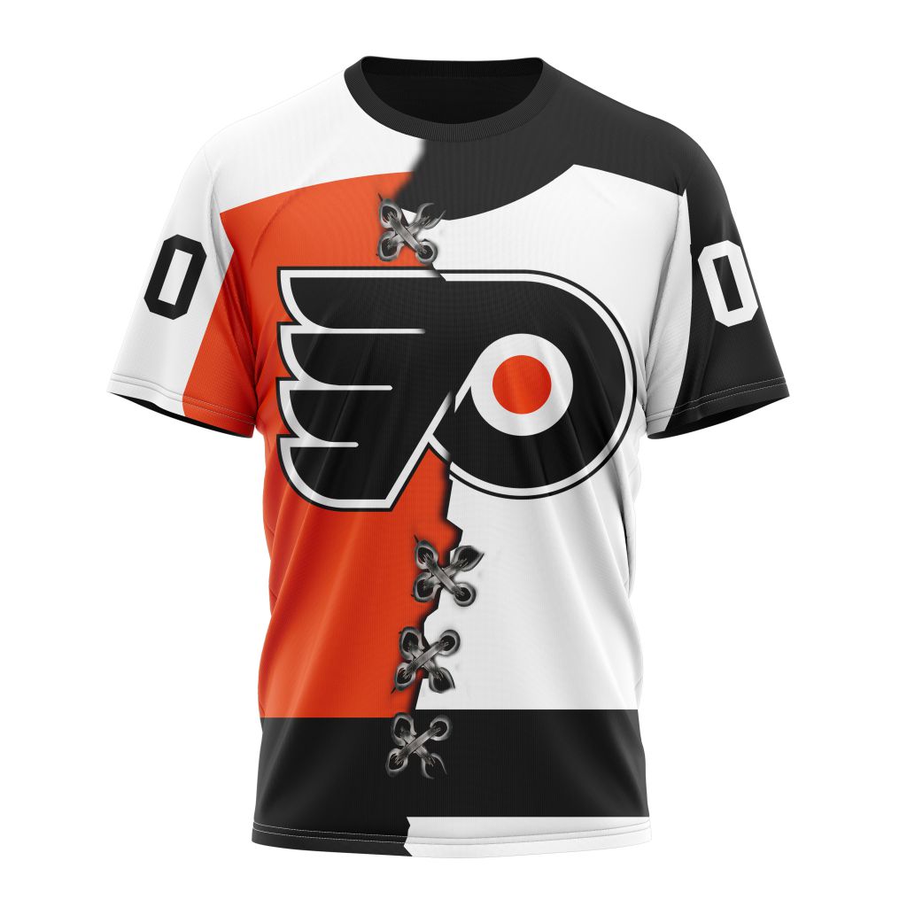 Philadelphia Flyers Special Home Mix Reverse Retro Personalized Kits Personalized Name And Number T-Shirt Oregontrailrvpk Shirt