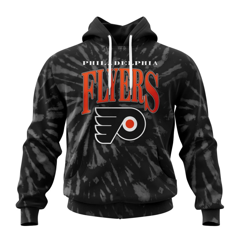 Philadelphia Flyers Special Retro Vintage Tie Dye All Over Print Hoodie Style 40234