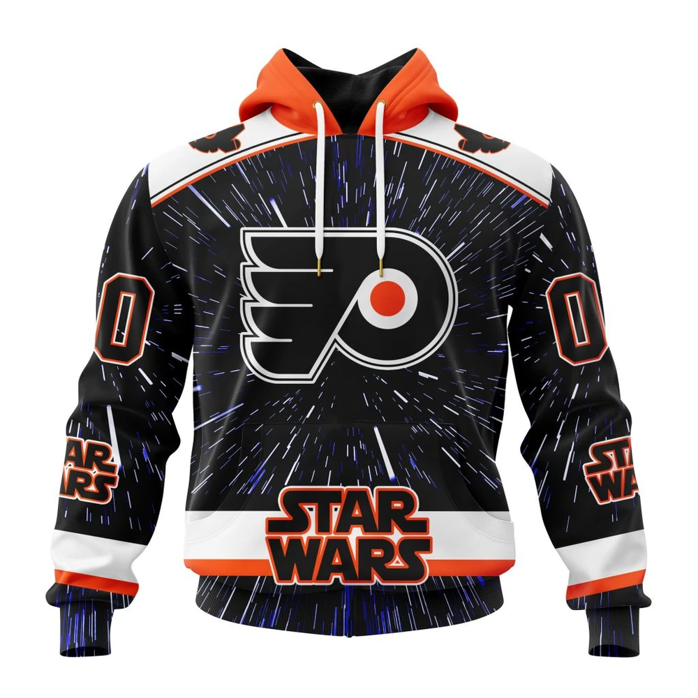 Philadelphia Flyers Special Star Wars Design All Over Print Hoodie Style 56050