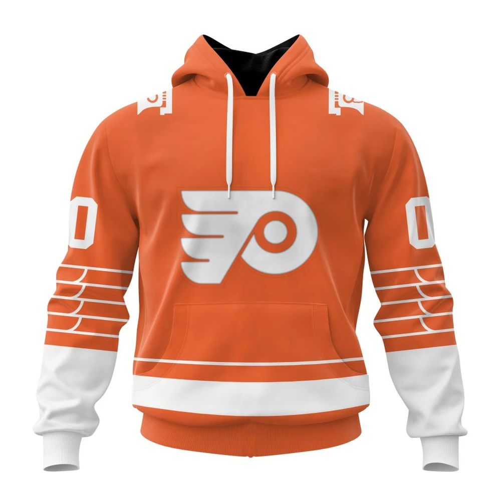 Philadelphia Flyers Special Two-Tone Design All Over Print Hoodie Style 39651