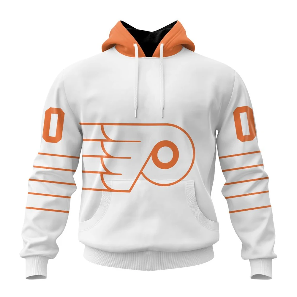 Philadelphia Flyers Special Whiteout Design All Over Print Hoodie Style 18816