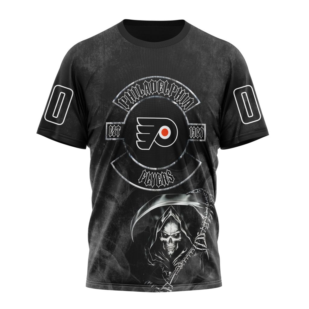 Philadelphia Flyers Specialized Kits For Rock Night Personalized Name And Number T-Shirt Oregontrailrvpk Shirt