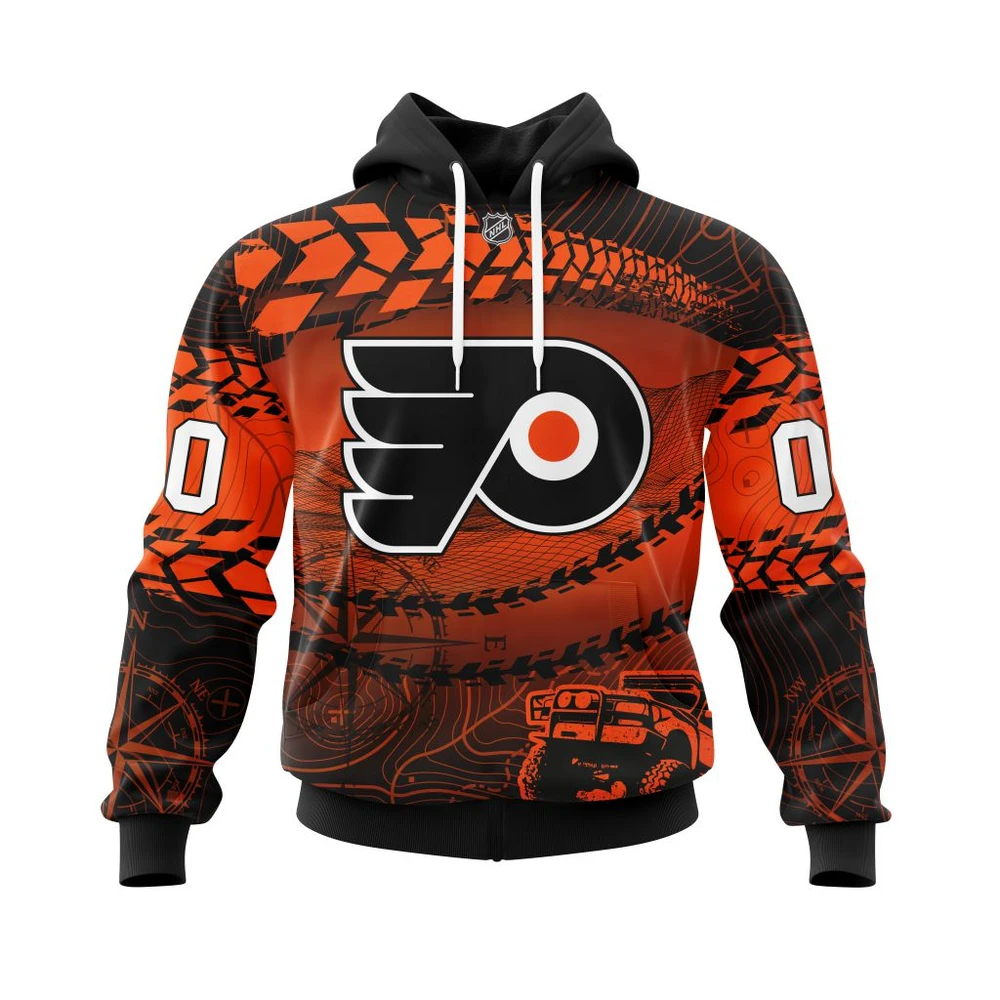 Philadelphia Flyers Specialized Off Road All Over Print Hoodie Style 36176