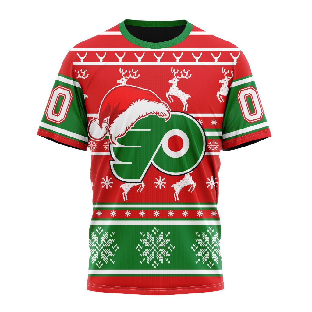 Philadelphia Flyers Specialized Unisex Christmas Is Coming Personalized Name And Number T-Shirt Oregontrailrvpk Shirt