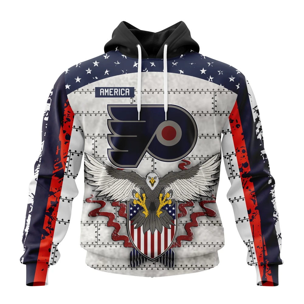 Philadelphia Flyers Specialized Unisex In Us Concepts All Over Print Hoodie Style 27456