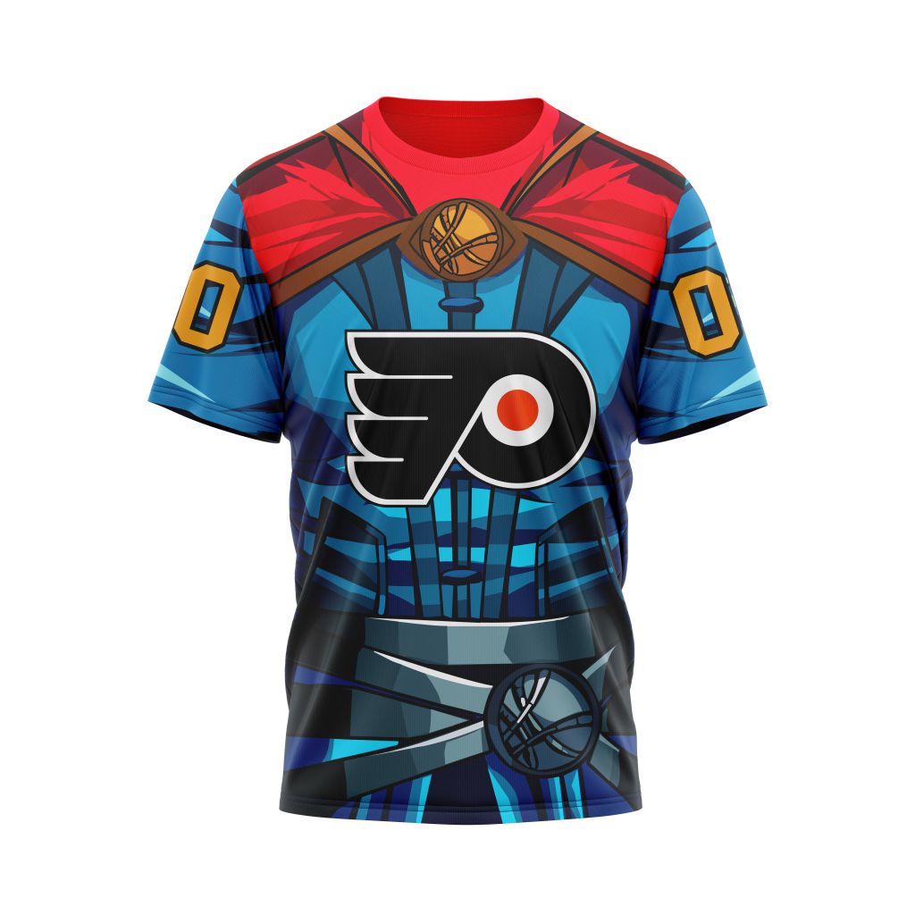 Philadelphia Flyers X Doctor Strange Specialized Design For Father Day Personalized Name And Number T-Shirt Oregontrailrvpk Shirt