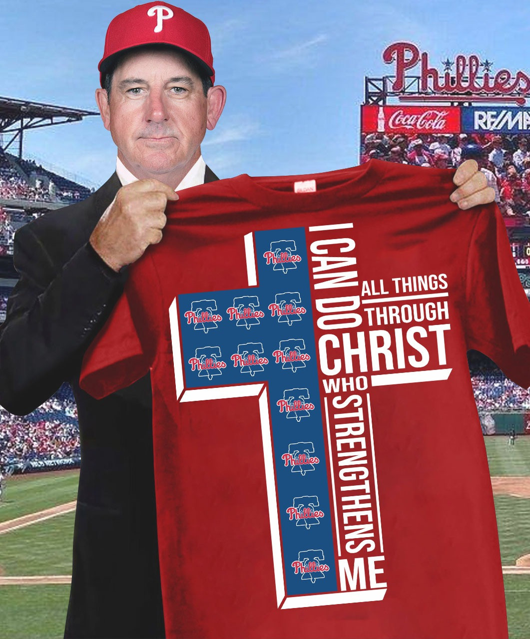 Philadelphia Phillies Faith T-Shirt I Can Do All Things Through Christ Who Strengthens Me Oregontrailrvpk Shirt