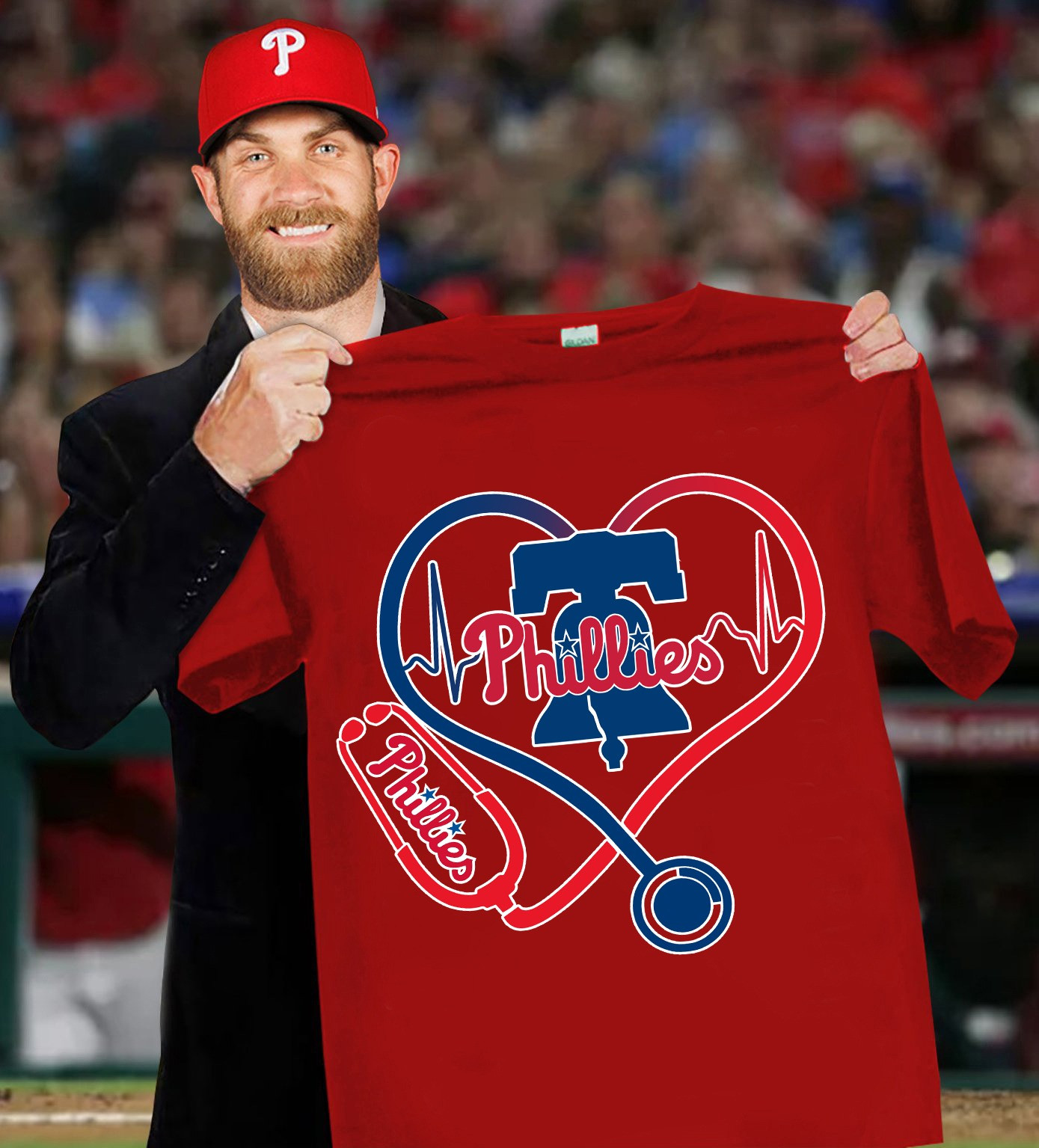 Philadelphia Phillies Nurses Day T-Shirt Honor Nurses Baseball Phillies Oregontrailrvpk Shirt