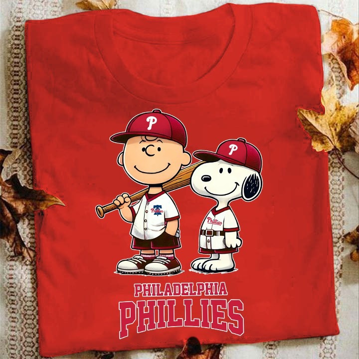 Philadelphia Phillies Peanuts Charlie Brown Snoopy Shirt Fan Phillies Gifts For Him Her Oregontrailrvpk Shirt