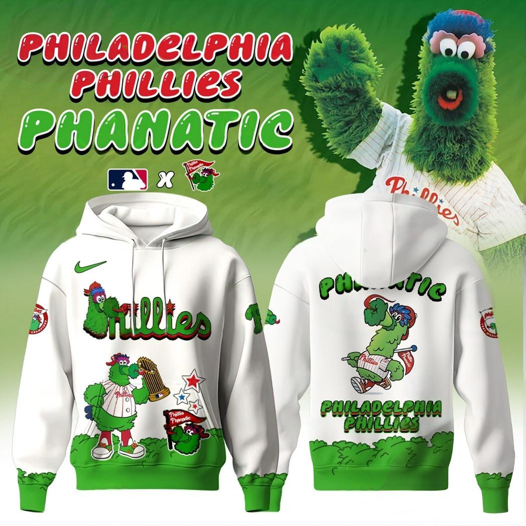 Philadelphia Phillies Phillie Phanatic 2025 Hoodie Best