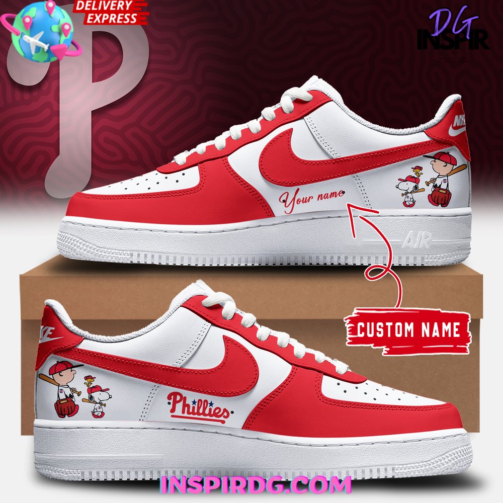 Philadelphia Phillies Snoopy Custom Air Force 1