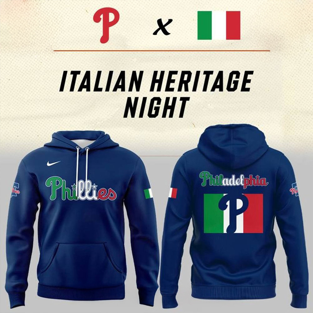Philadelphia Phillies x Italian Heritage Celebration Special Hoodie