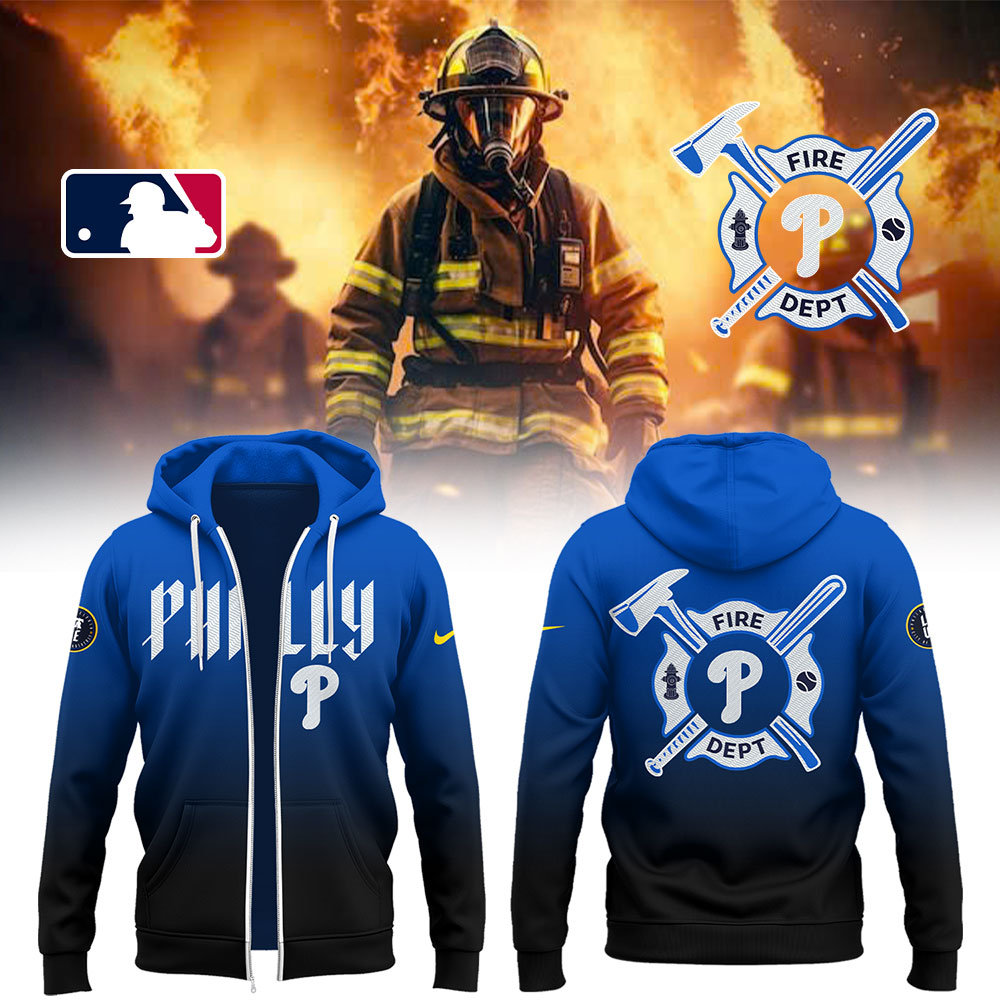 Phillies x Firefighter Appreciation Night Zip-Hoodie