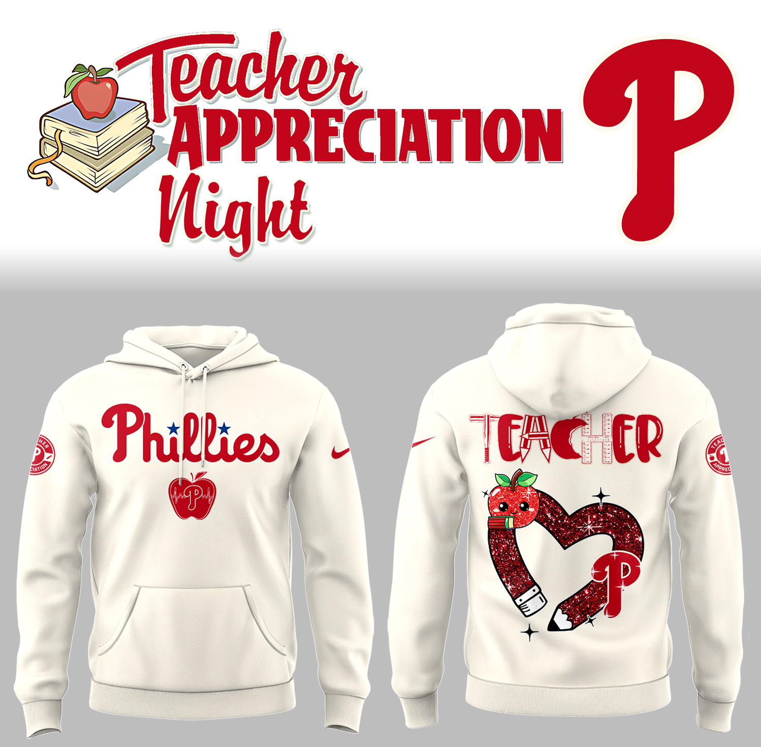 Phillies x Teacher Appreciation Night Hoodie