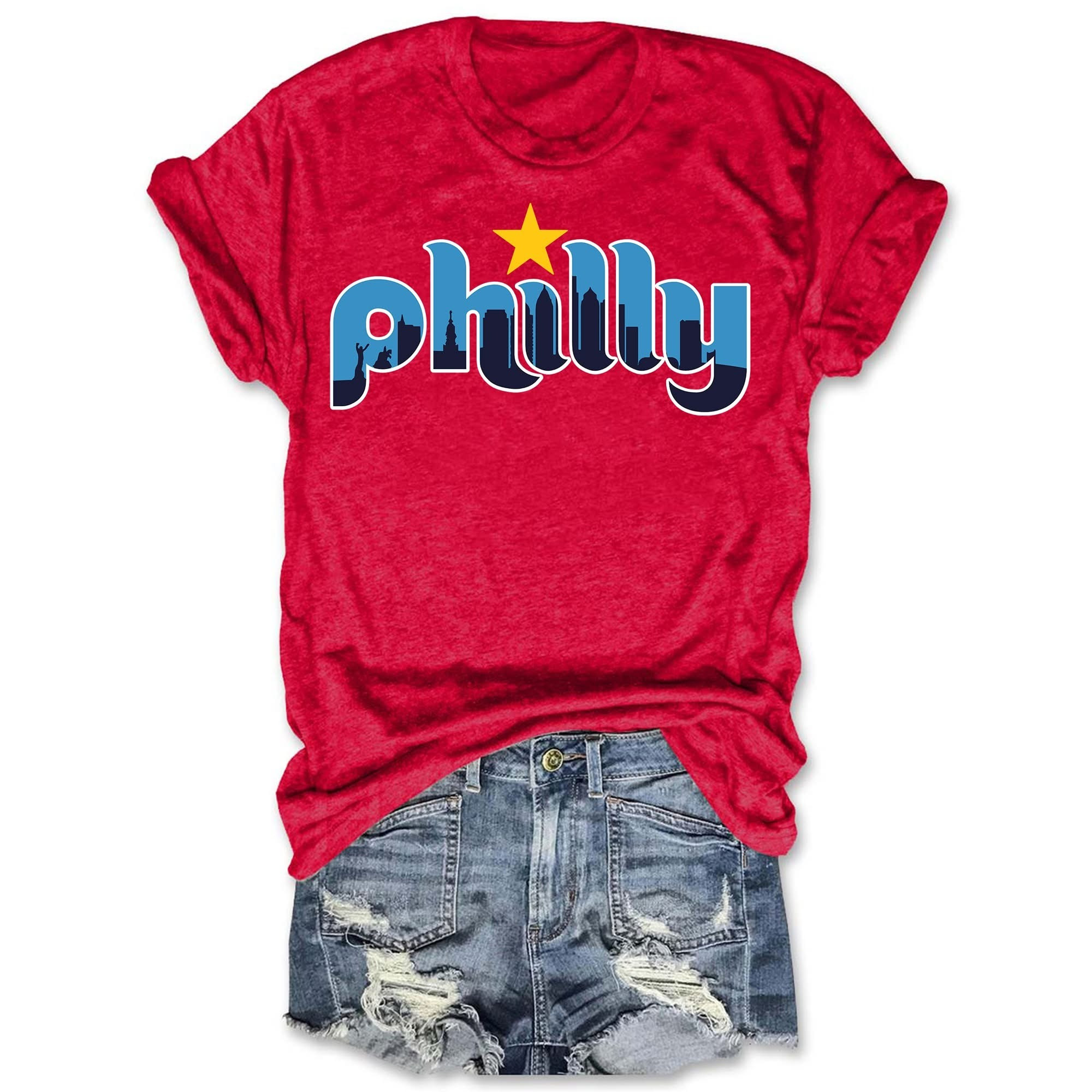 Philly City Women's T-Shirt For Philly Sports Fans Ideas For Her Oregontrailrvpk Shirt