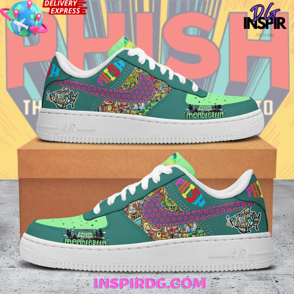 Phish Mondegreen Limited Edition Air Force 1 Shoes