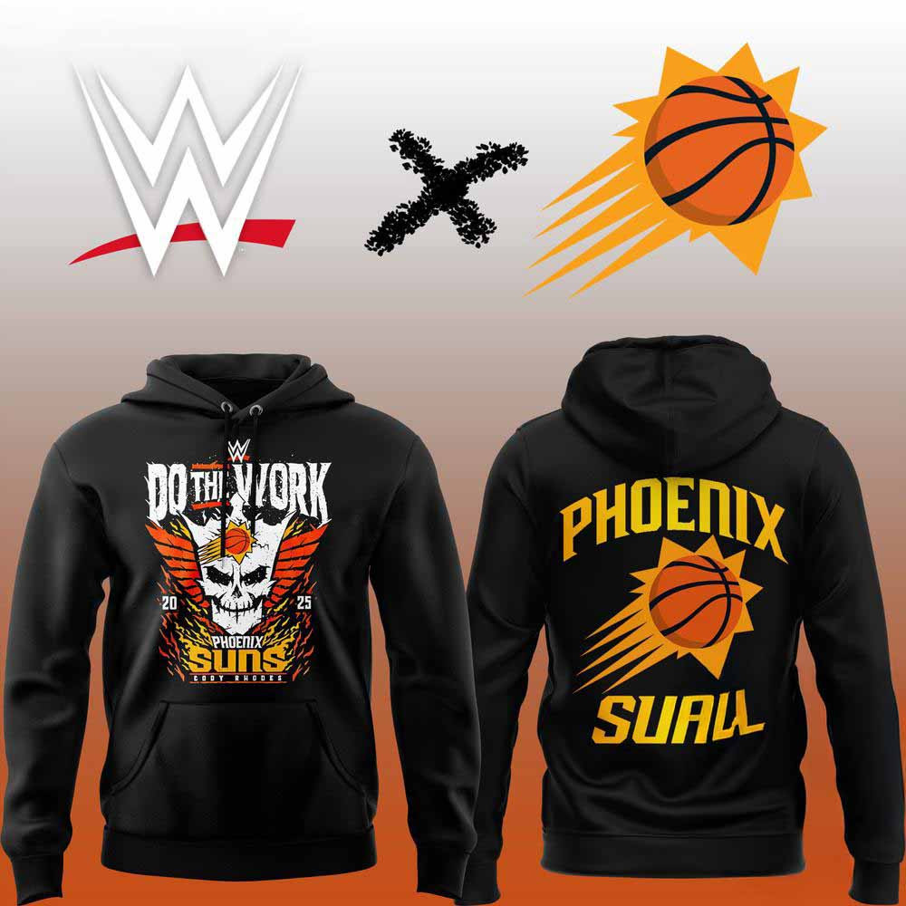 Phoenix Suns x WWE Limited Edition Hoodie Presents For Basketball Fans
