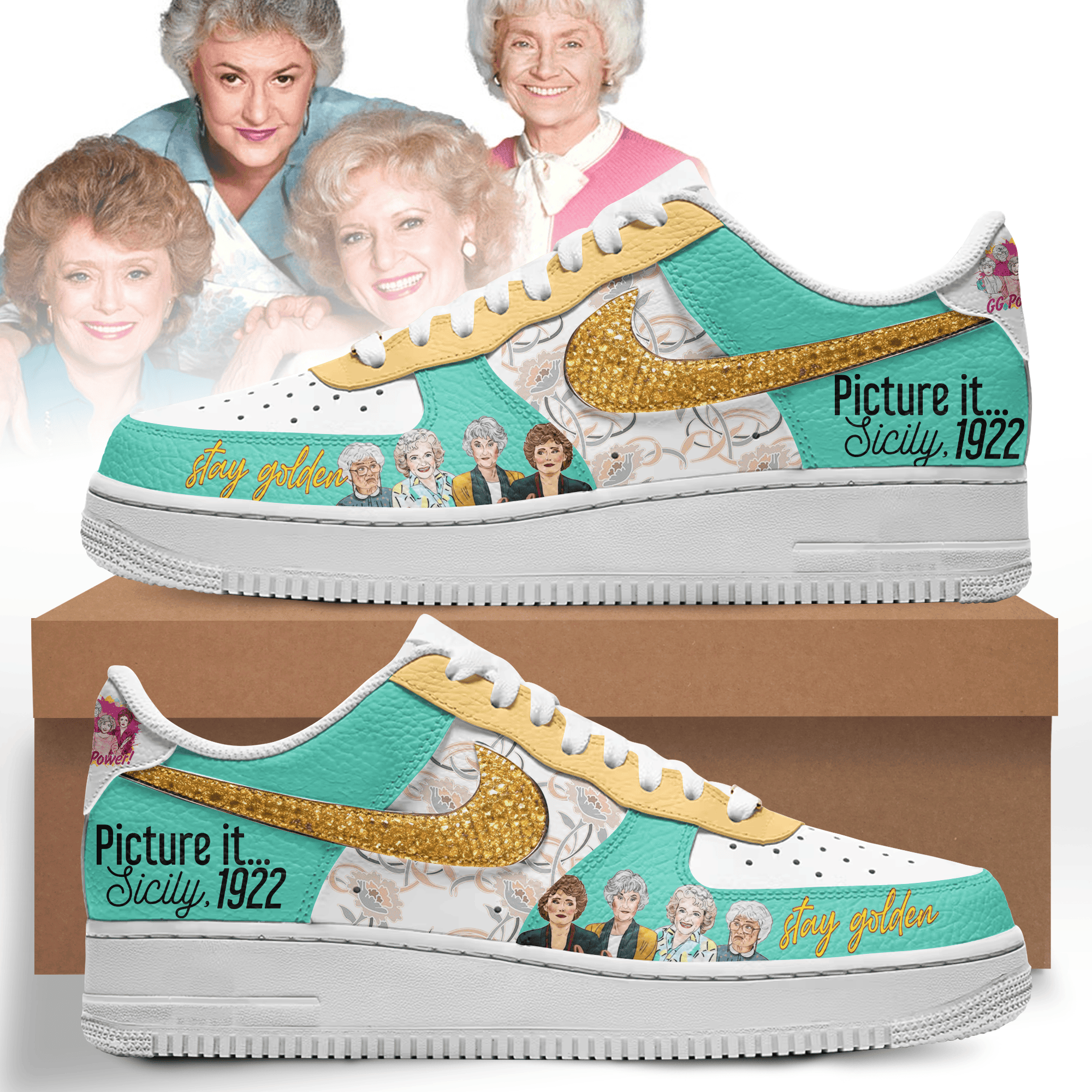 Picture It Sicily 1922 Air Low-Top Sneakers Shoes For Men And Women