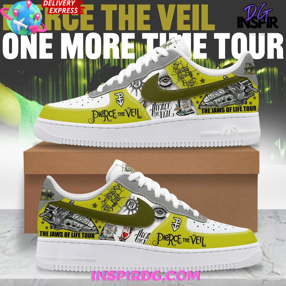 Pierce The Veil One More Time Tour Special Air Force 1