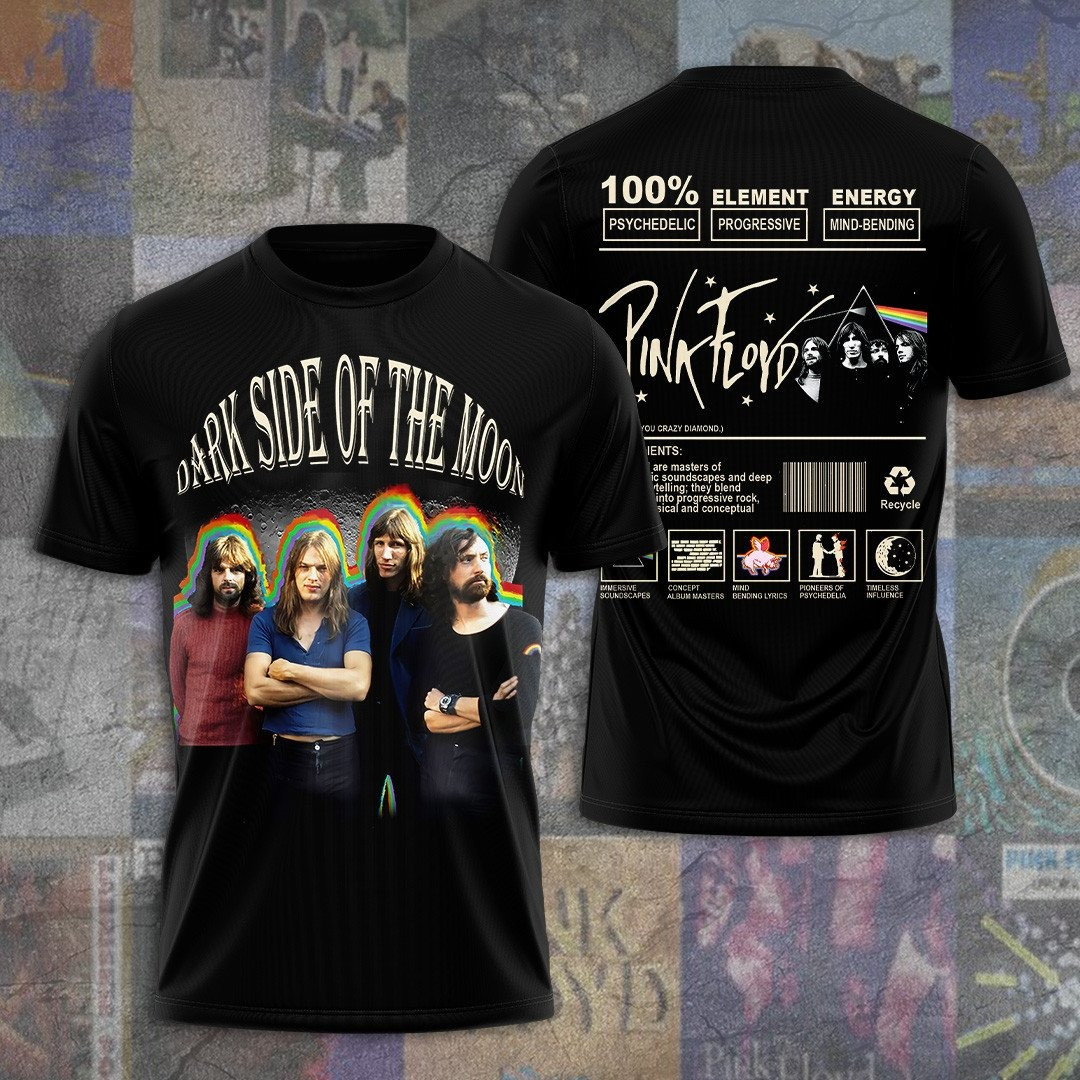 Pink Floyd 3D T-Shirt Gift Ideas For Music Lovers Oregontrailrvpk Shirt