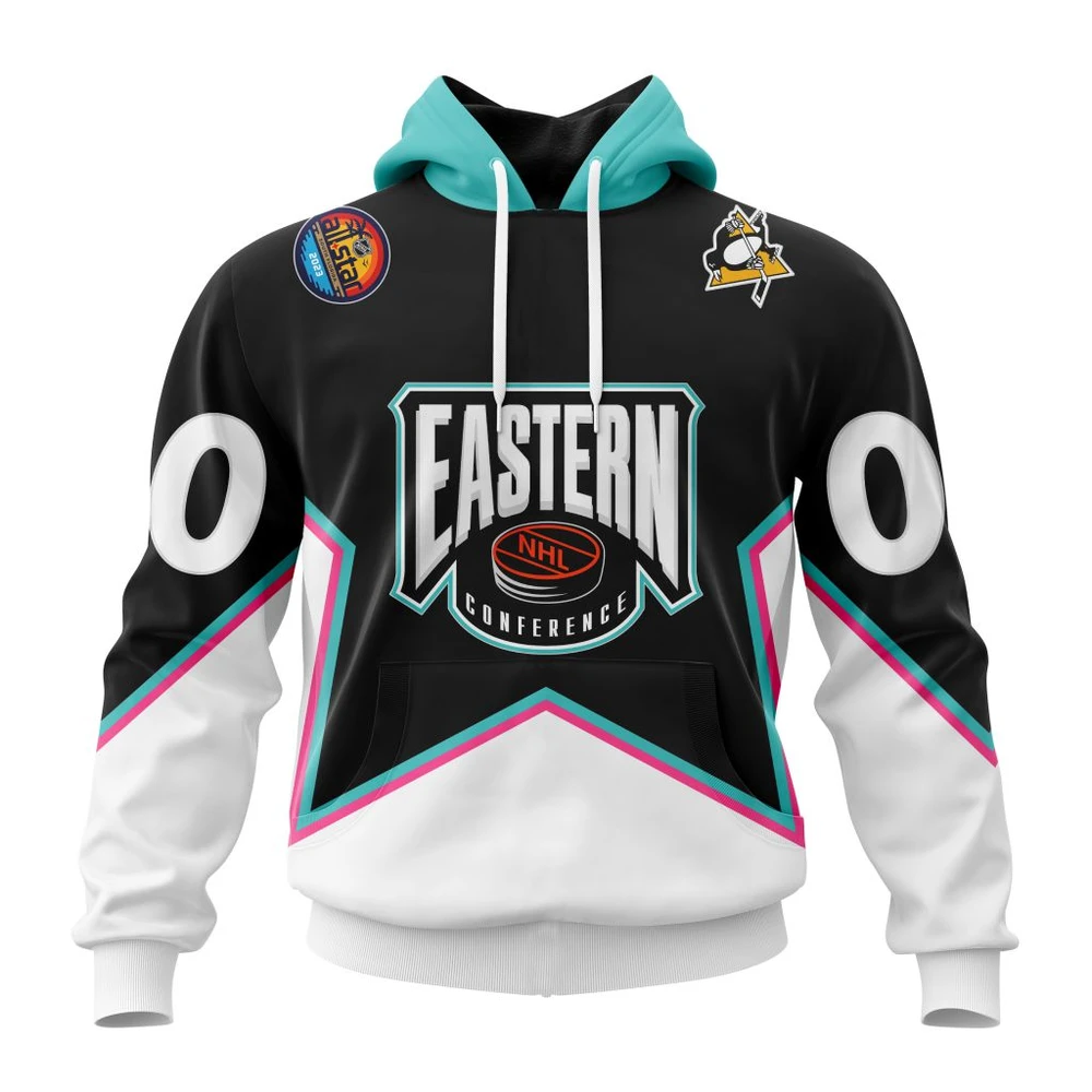 Pittsburgh Penguins All-Star Eastern Conference All Over Print Hoodie Style 58312