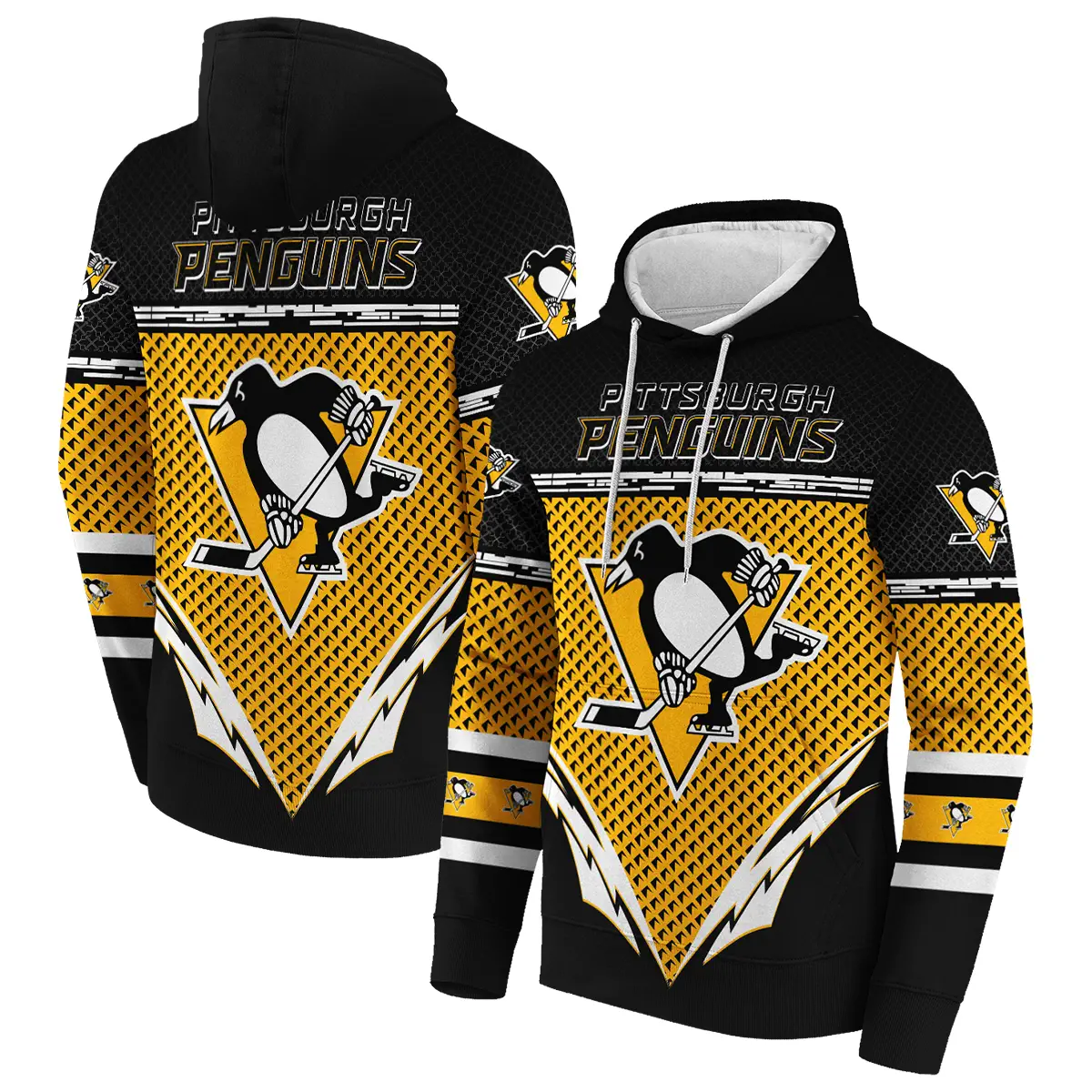 Pittsburgh Penguins National Hockey League All Over Print Hoodie Style 55657