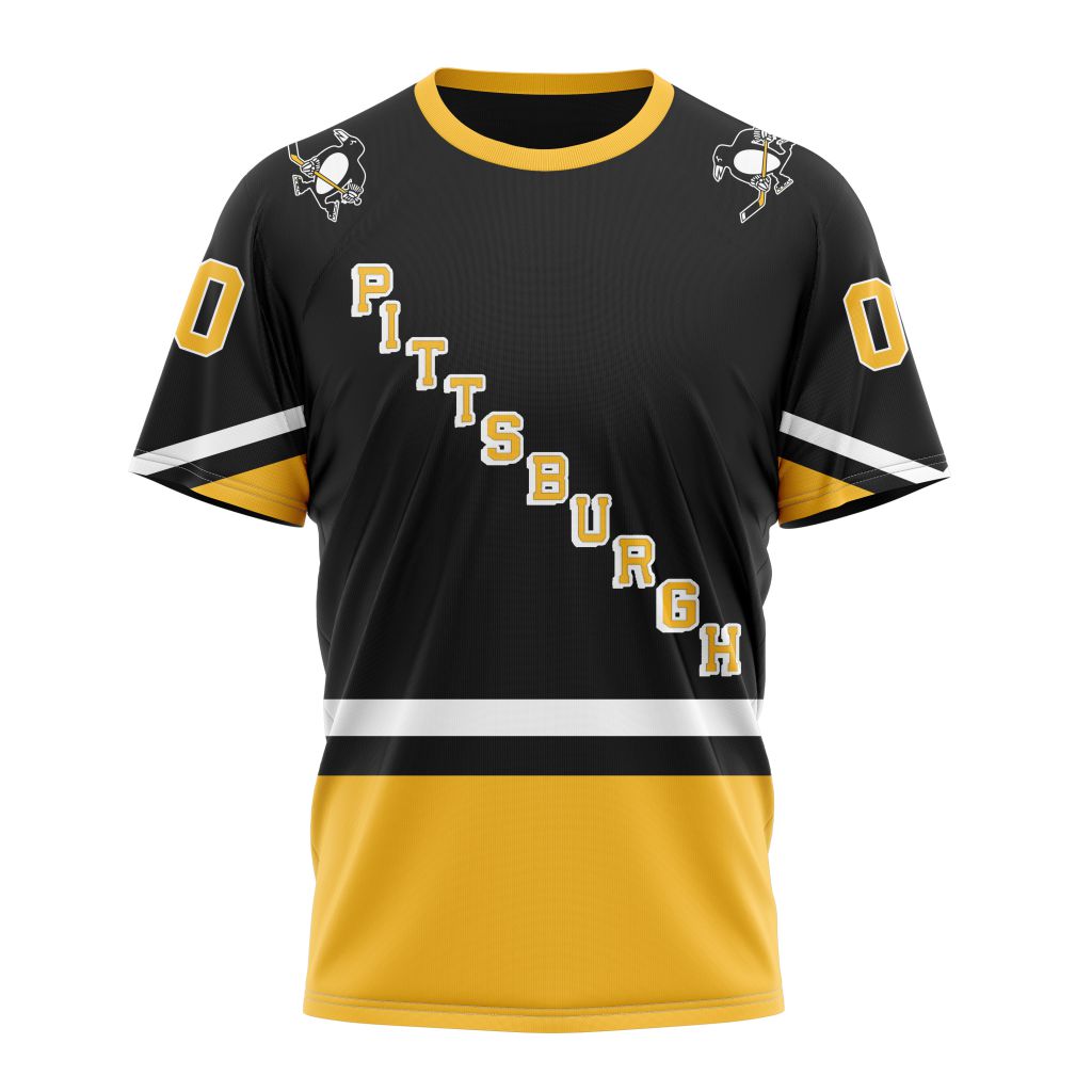 Pittsburgh Penguins Personalize 2023 Alternate Kits Personalized Name And Number T-Shirt Oregontrailrvpk Shirt