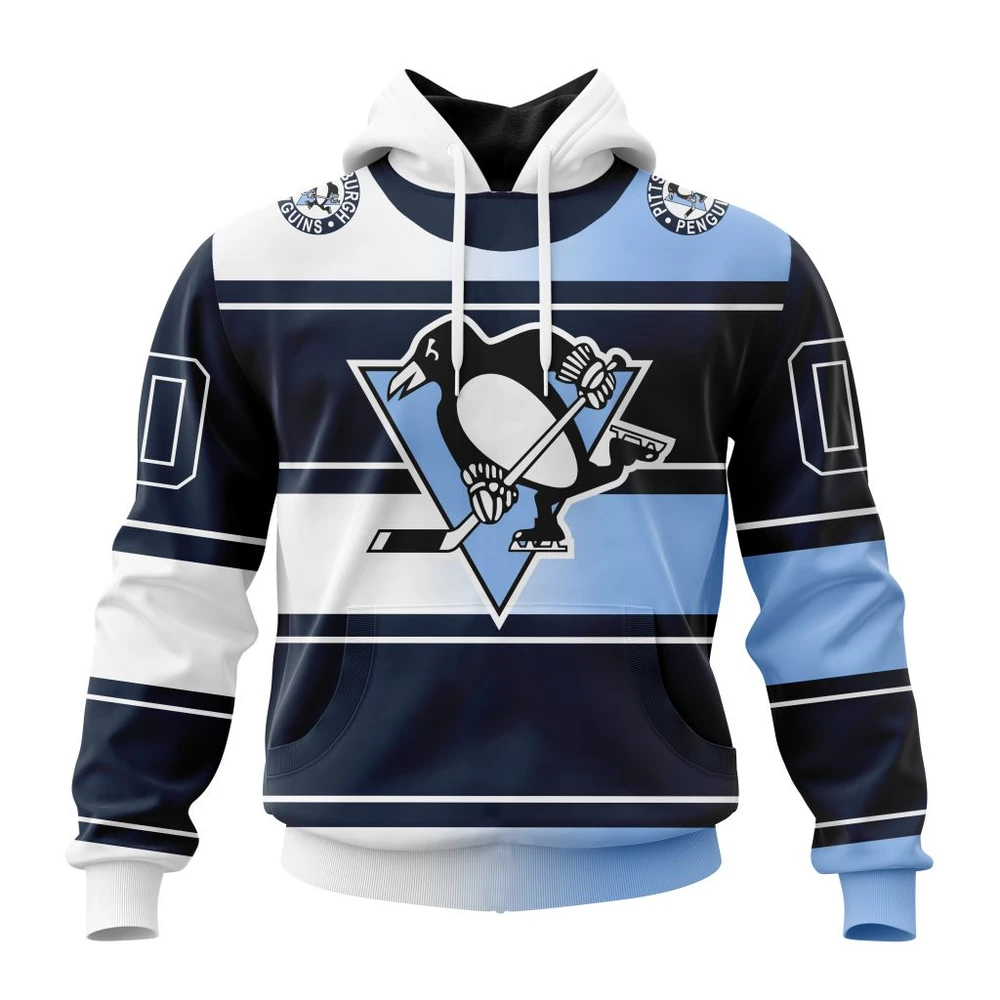 Pittsburgh Penguins Personalize Gradient Series Concept All Over Print Hoodie Style 83877