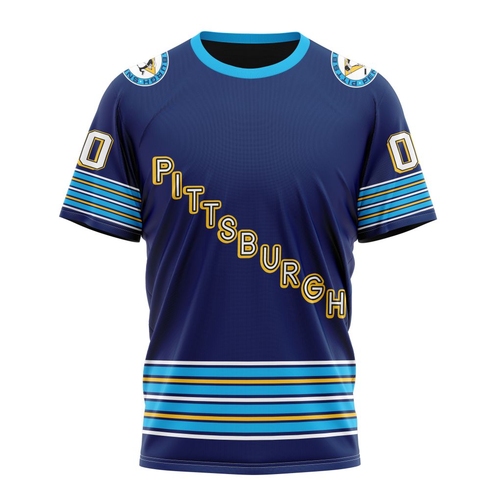Pittsburgh Penguins Personalized Alternate Concepts Kits 01 Personalized Name And Number T-Shirt Oregontrailrvpk Shirt