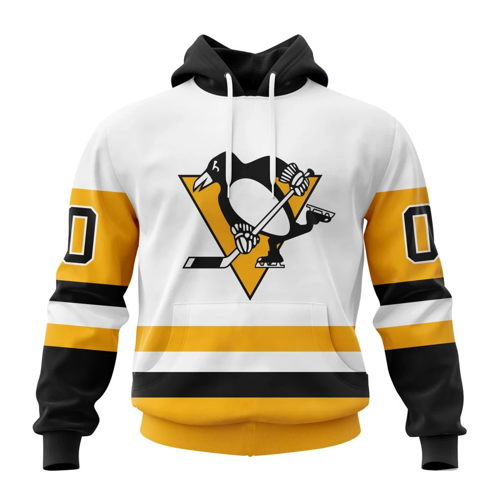 Pittsburgh Penguins Personalized Away Kits All Over Print Hoodie Style 92524