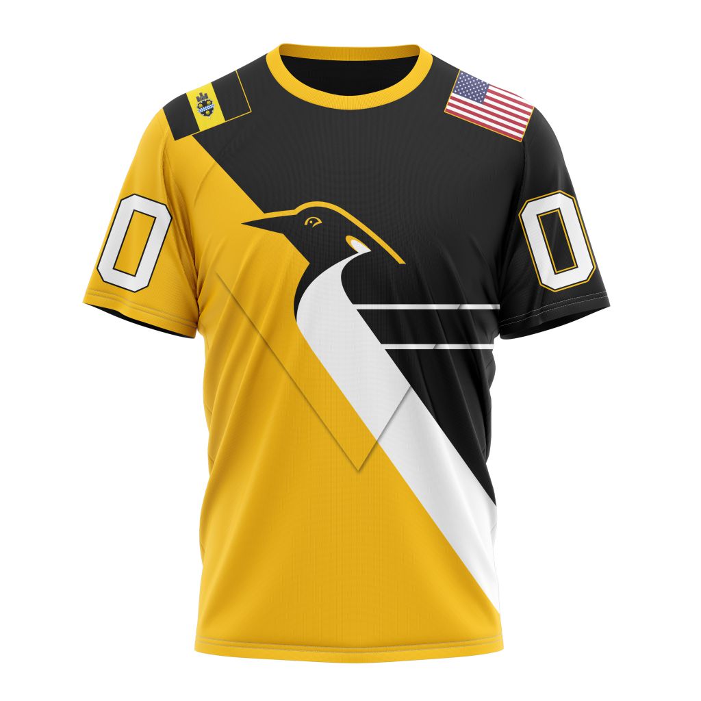 Pittsburgh Penguins Special Concept Kits Personalized Name And Number T-Shirt Oregontrailrvpk Shirt