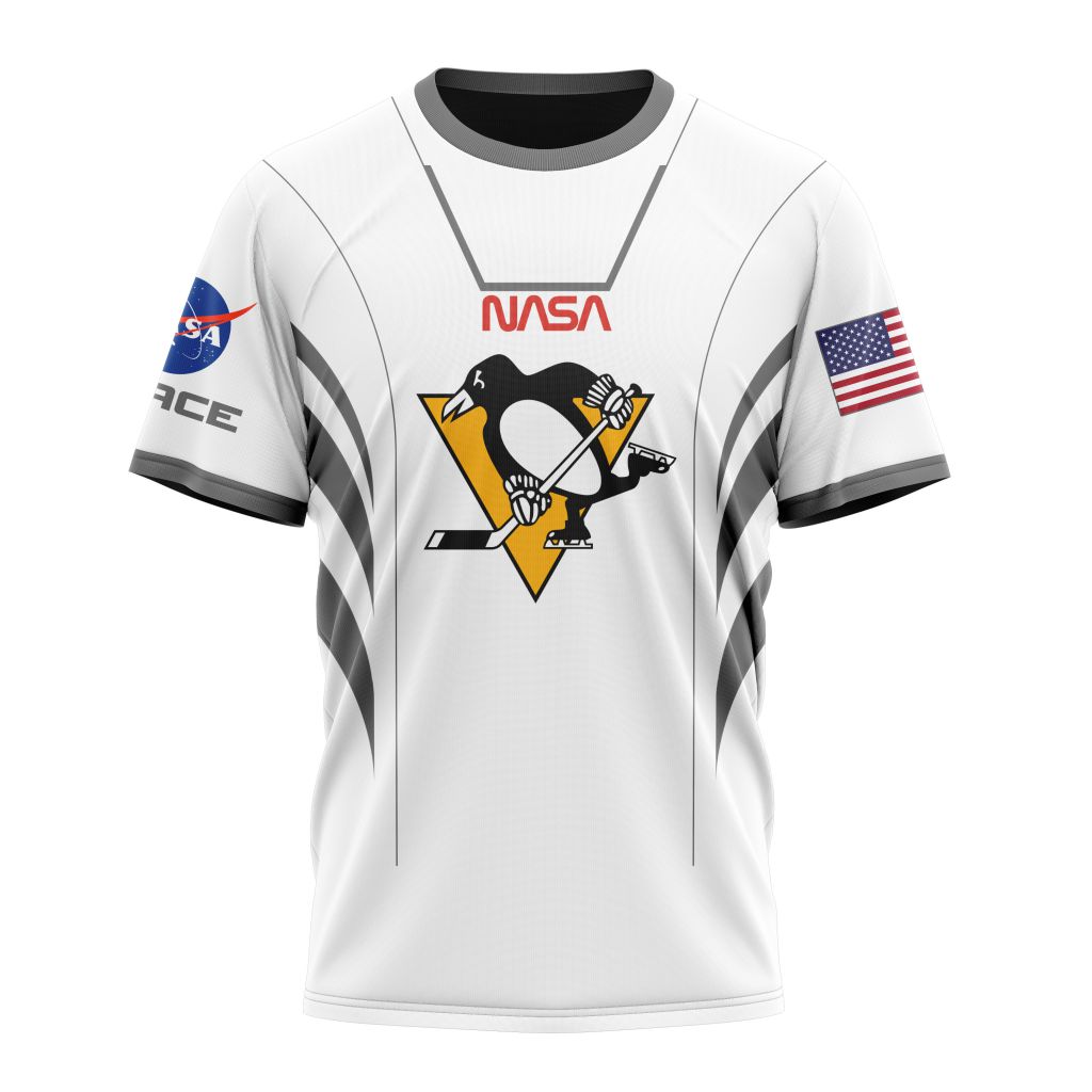 Pittsburgh Penguins Special Space Force NASA Astronaut Design Personalized Name And Number T-Shirt Oregontrailrvpk Shirt