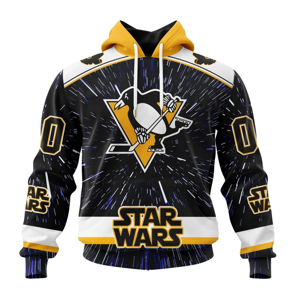 Pittsburgh Penguins Special Star Wars Design All Over Print Hoodie Style 77159