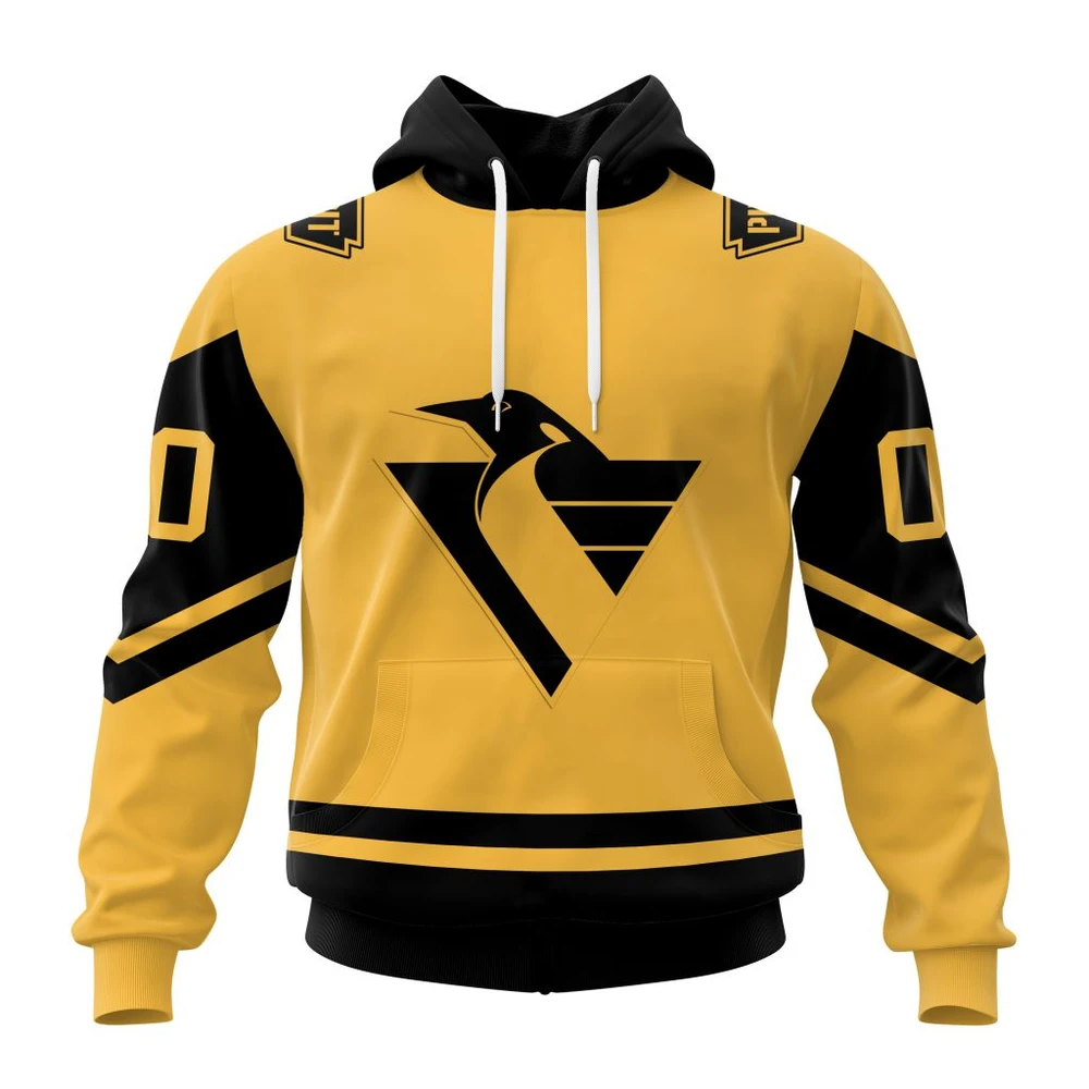 Pittsburgh Penguins Special Two-Tone Design All Over Print Hoodie Style 89781