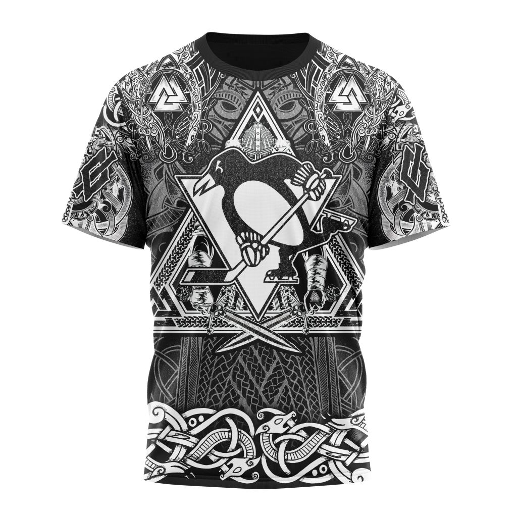 Pittsburgh Penguins Special Viking Design 01 Personalized Name And Number T-Shirt Oregontrailrvpk Shirt