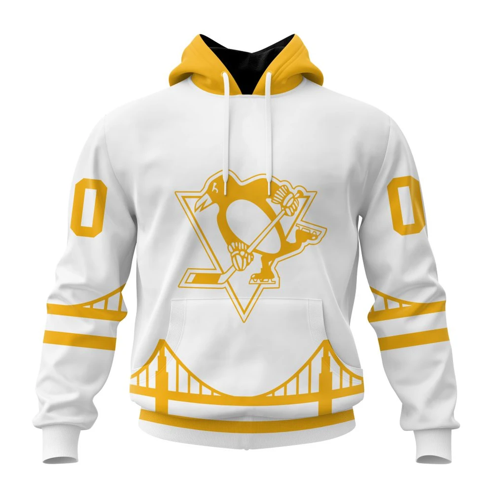 Pittsburgh Penguins Special Whiteout Design All Over Print Hoodie Style 26515