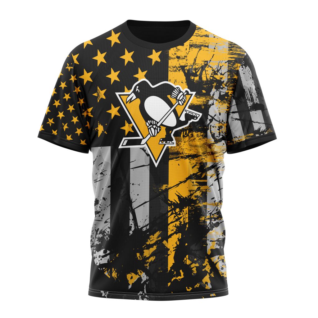 Pittsburgh Penguins Specialized Jersey For America Personalized Name And Number T-Shirt Oregontrailrvpk Shirt