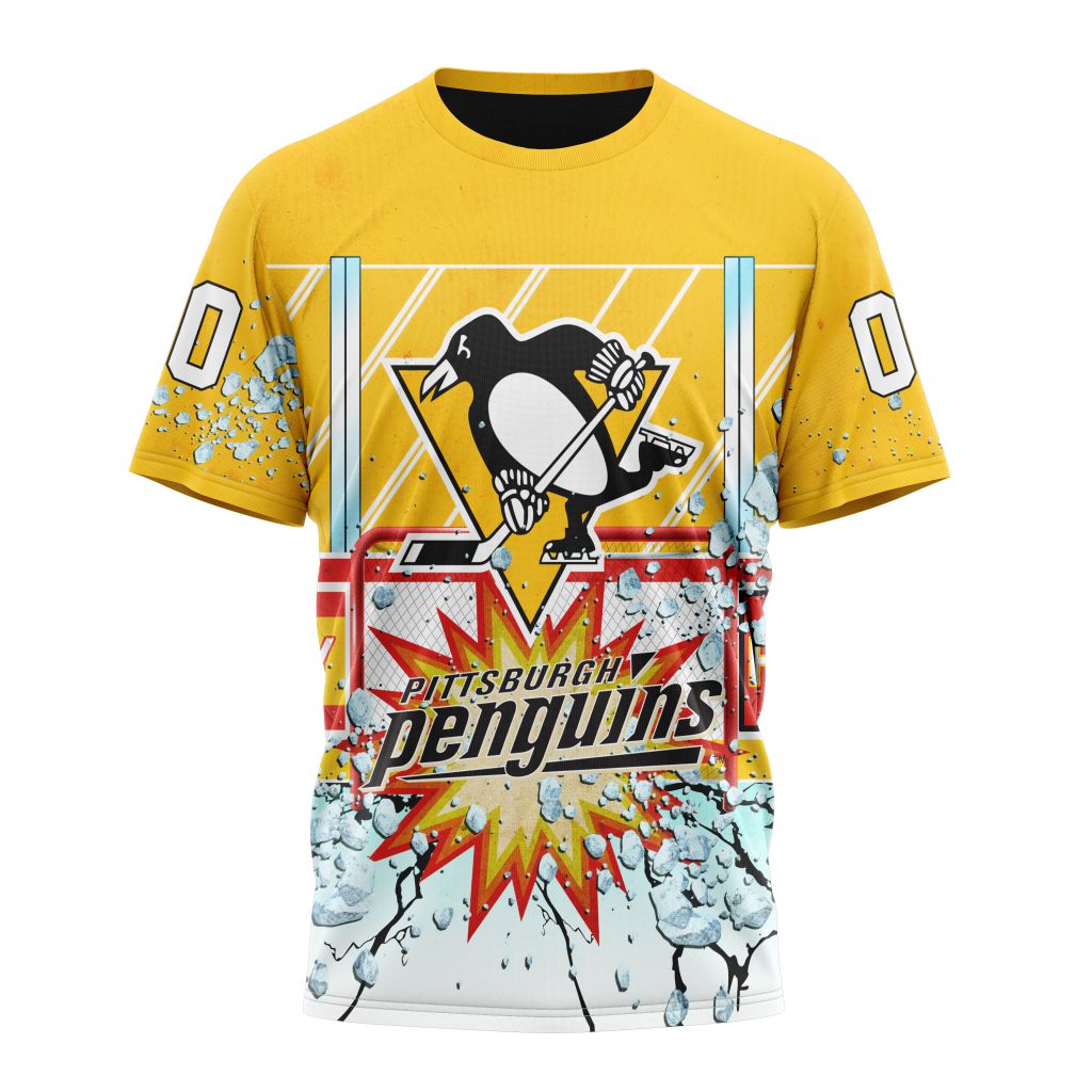 Pittsburgh Penguins Specialized Jersey With Ice Hockey Arena Personalized Name And Number T-Shirt Oregontrailrvpk Shirt