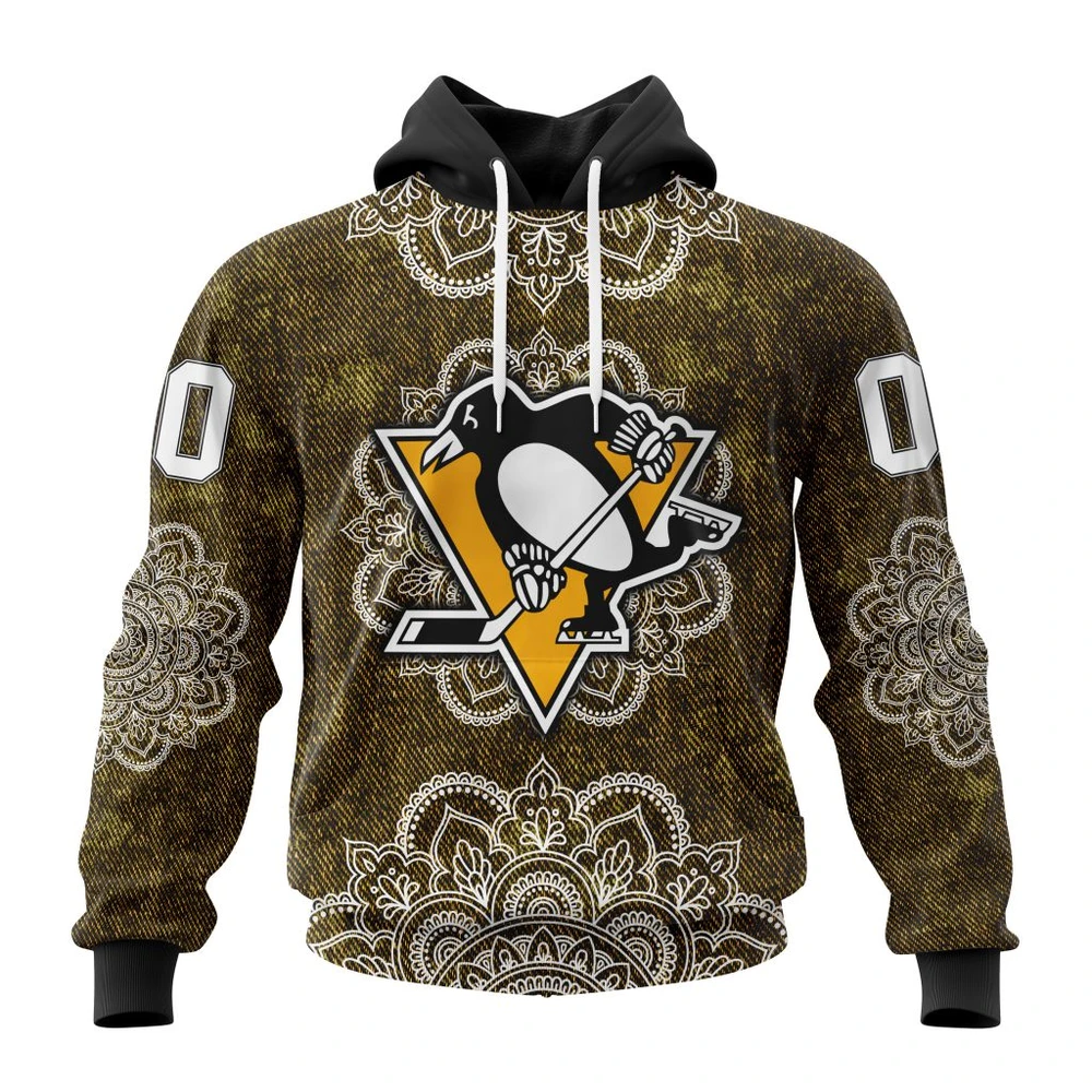 Pittsburgh Penguins Specialized Mandala All Over Print Hoodie Style 92028