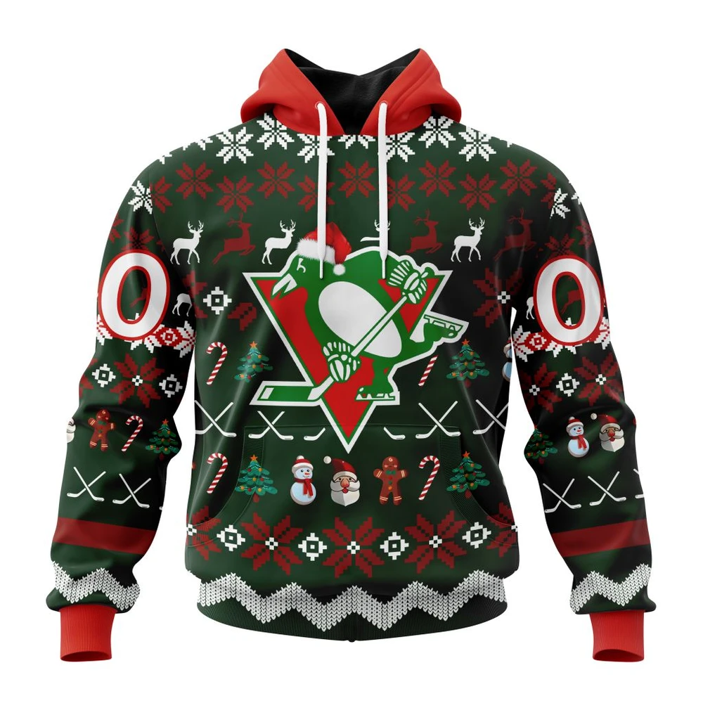 Pittsburgh Penguins Specialized Unisex Christmas Is Coming All Over Print Hoodie Style 35166