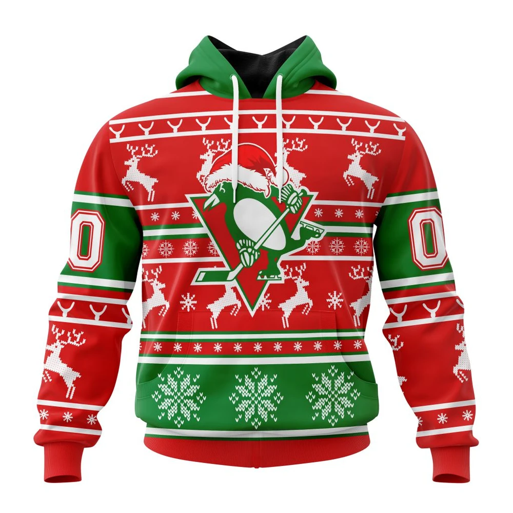 Pittsburgh Penguins Specialized Unisex Christmas Is Coming All Over Print Hoodie Style 80414