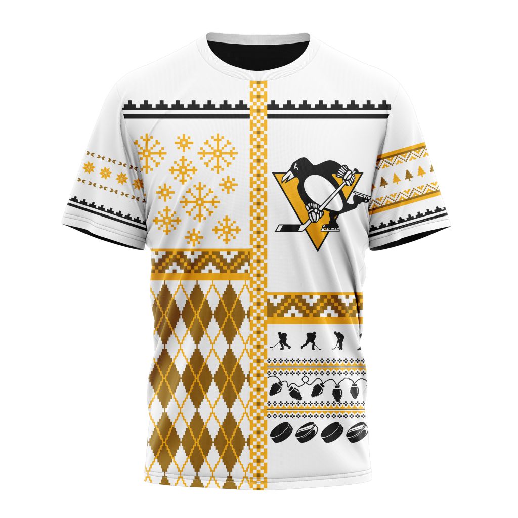 Pittsburgh Penguins Specialized Unisex Christmas Is Coming Personalized Name And Number T-Shirt Oregontrailrvpk Shirt