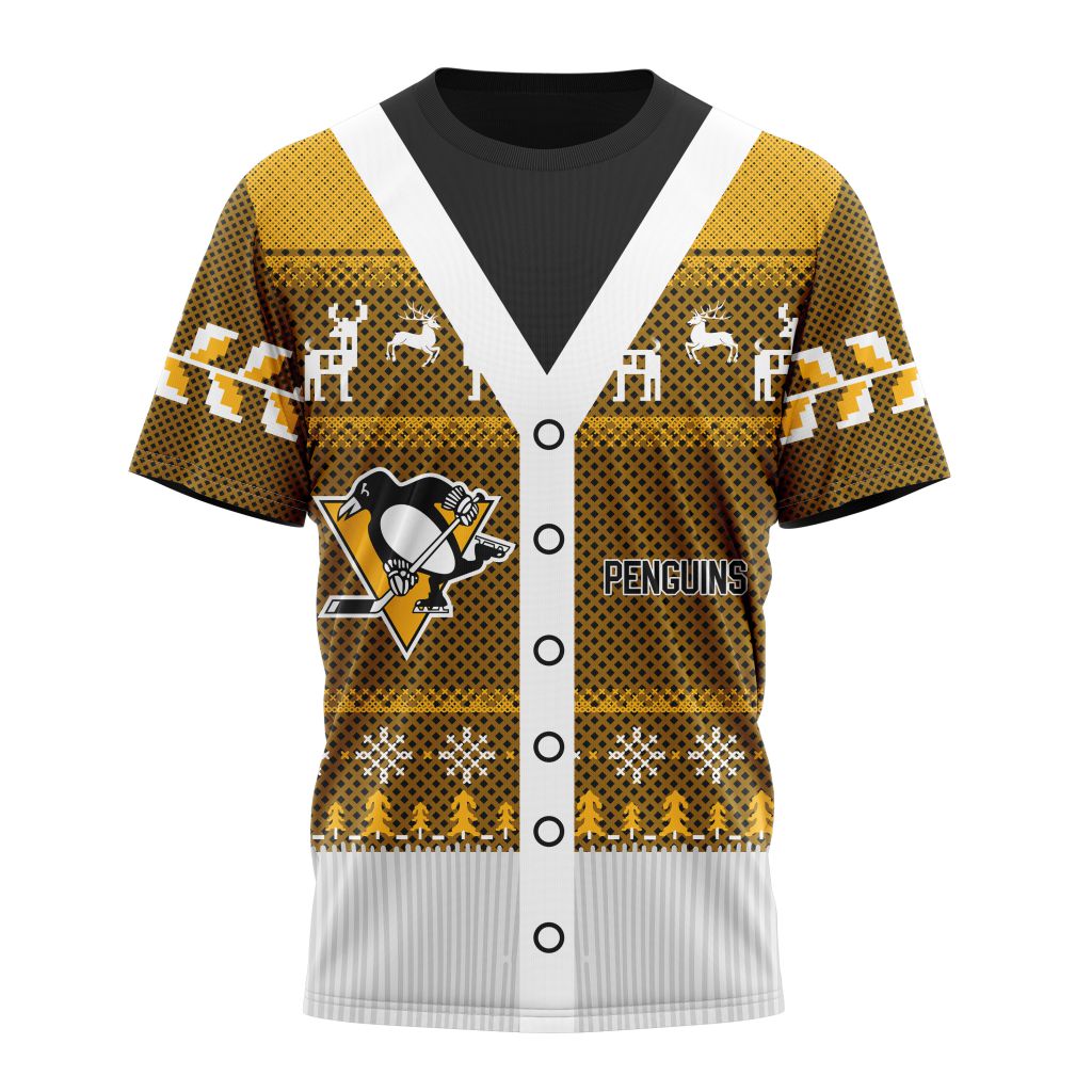 Pittsburgh Penguins Specialized Unisex Sweater For Chrismas Season Personalized Name And Number T-Shirt Oregontrailrvpk Shirt
