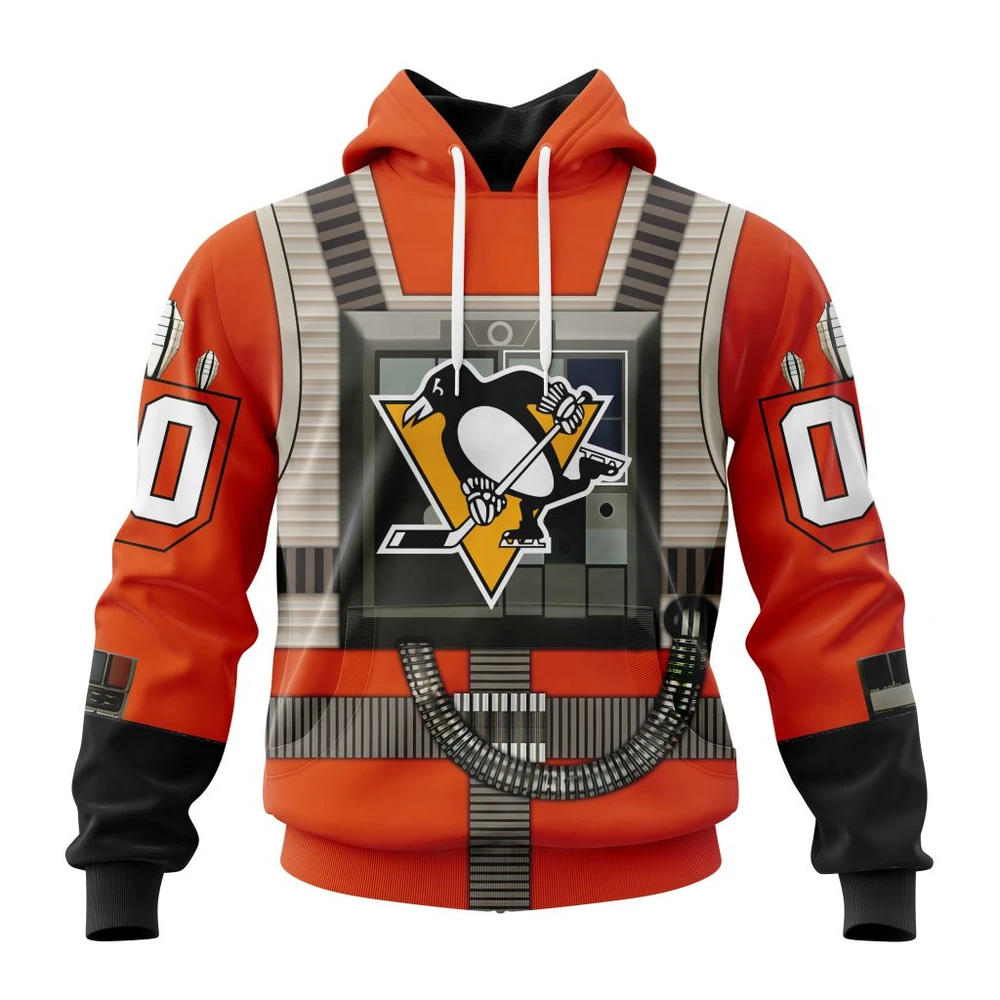 Pittsburgh Penguins Star Wars Rebel Pilot Design All Over Print Hoodie Style 73876