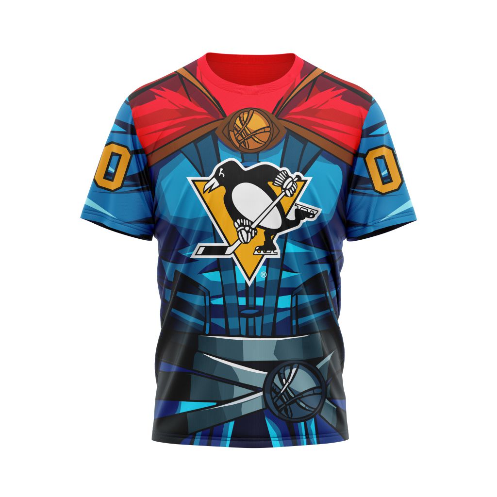 Pittsburgh Penguins X Doctor Strange Specialized Design For Father Day Personalized Name And Number T-Shirt Oregontrailrvpk Shirt