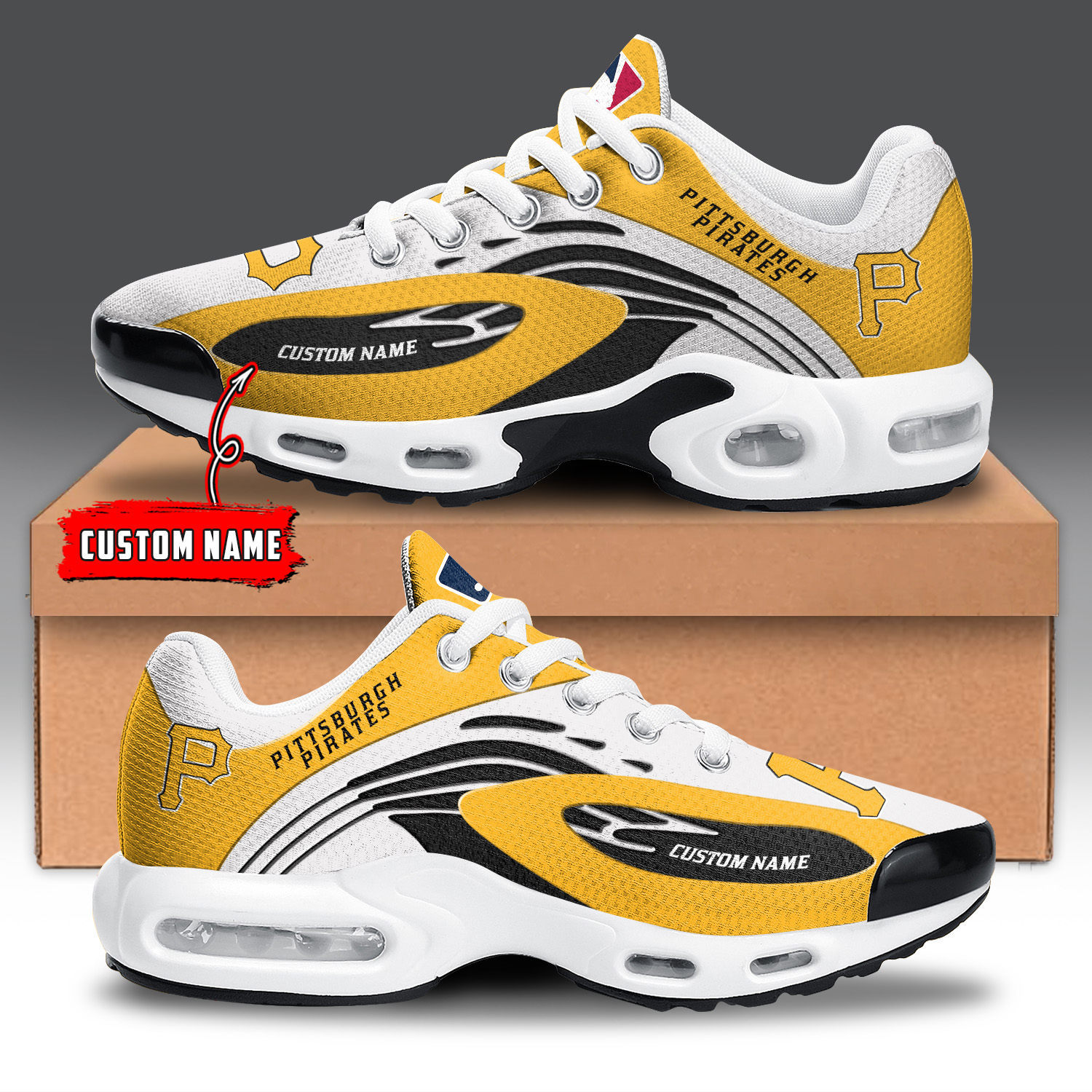 Pittsburgh Pirates Air Max Plus Shoes Sneakers For Men And Women
