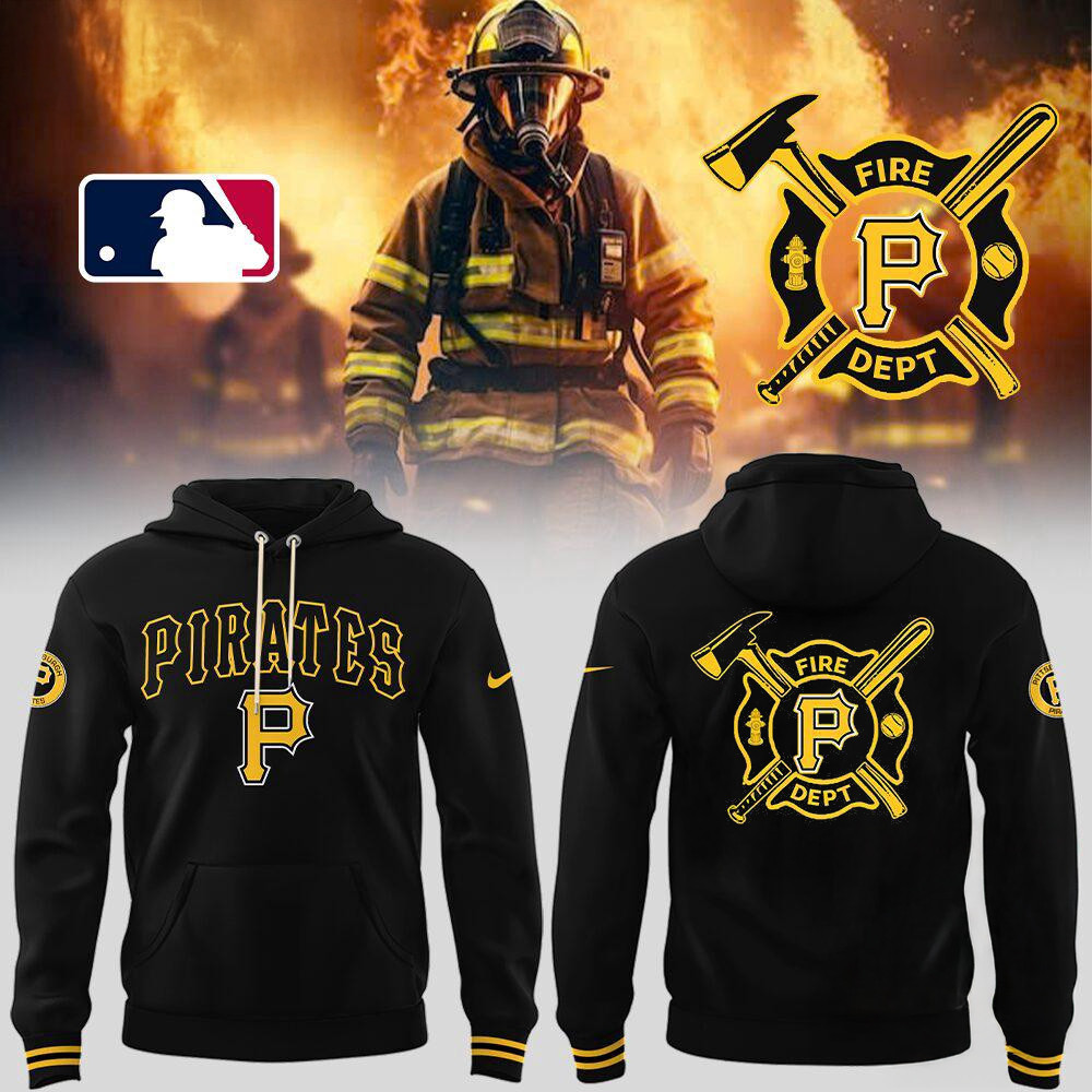 Pittsburgh Pirates x Firefighter Appreciation Night 2025 Hoodie Gifts For Basketball Fan