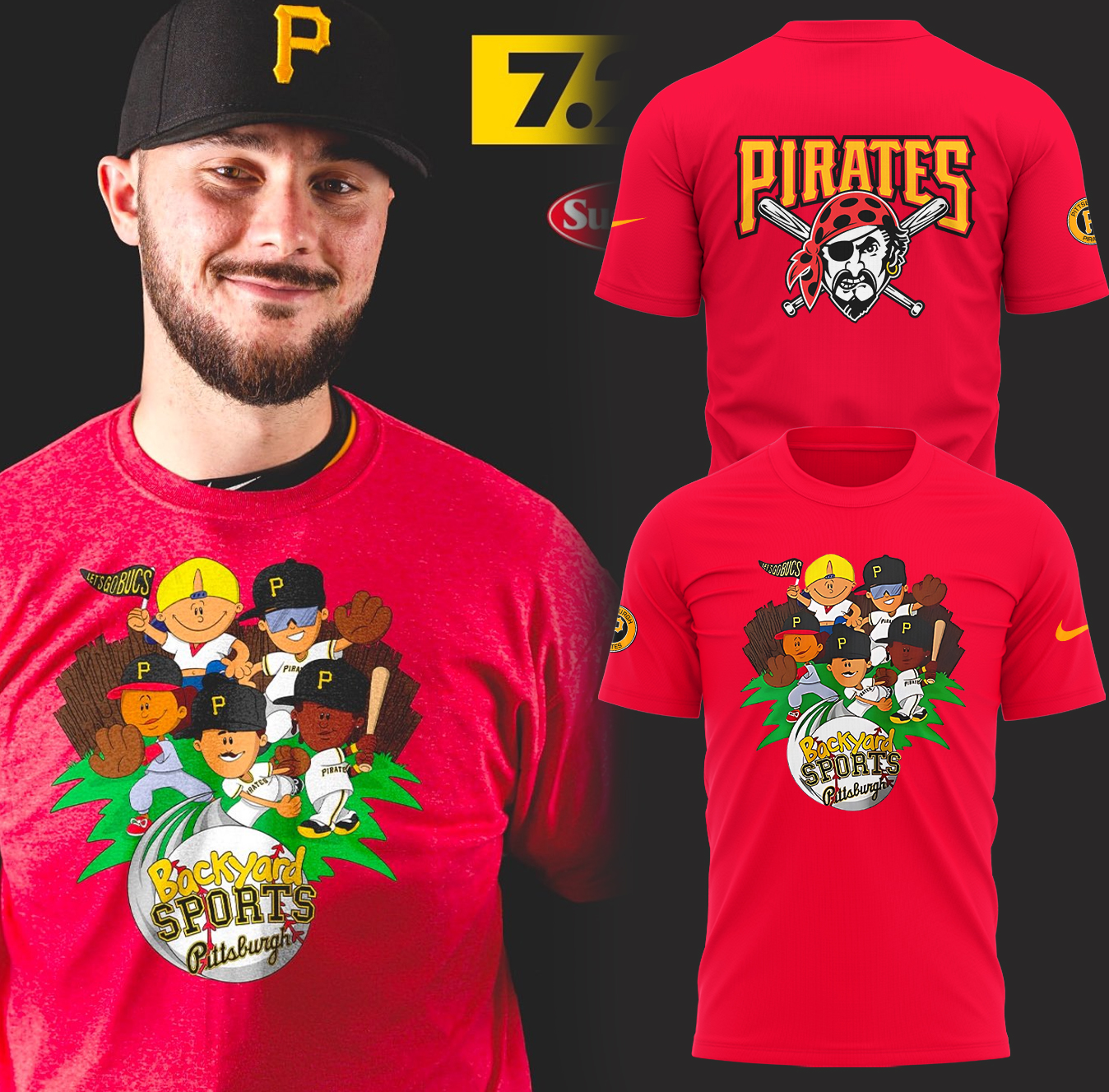 Pittsburgh Pirates x Firefighter Appreciation Night T-Shirt For Baseball Players Oregontrailrvpk Shirt